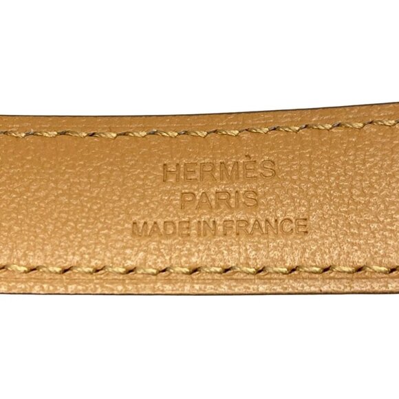 Auth HERMES Kelly Black Veau Epsom K Belt - Picture 3 of 5